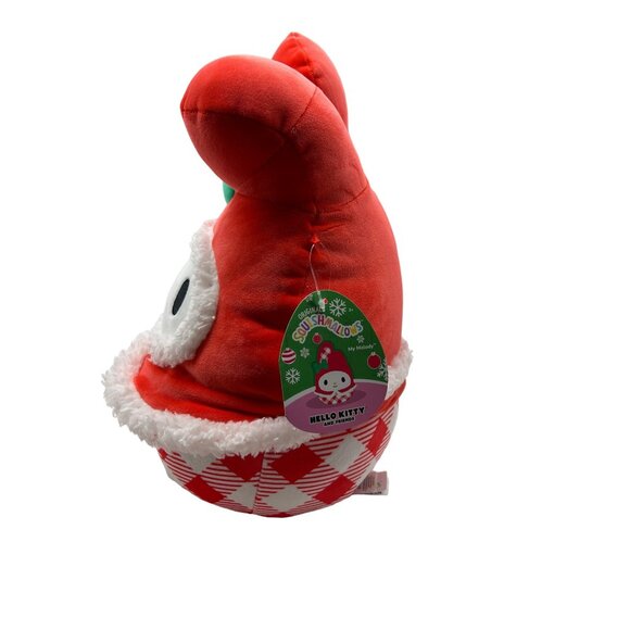 Squishmallows Sanrio My Melody Hello Kitty 10" Santa Plush 2023 NWT Stuffed Toy - Picture 4 of 10